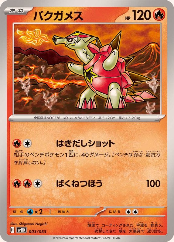 Pokemon Turtonator - 003/053 svhk Ancient Koraidon Ex