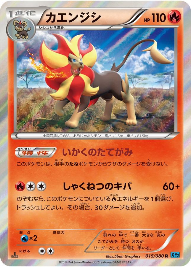 Pyroar R 015/080 XY2