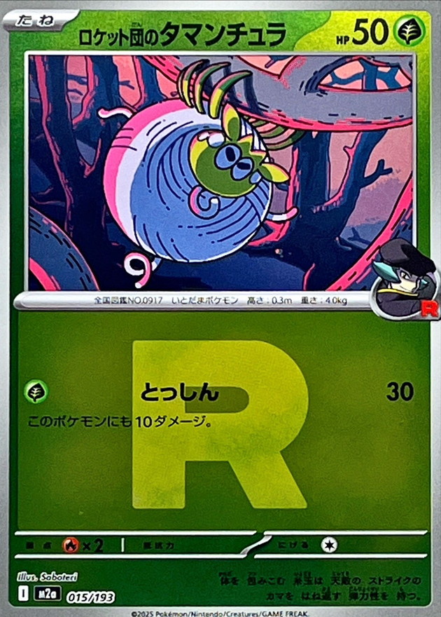 Team Rocket's Tarountula  015/193 M2A