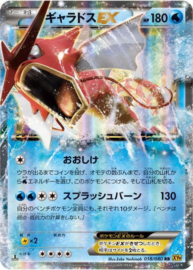 Gyarados EX RR 018/080 XY9