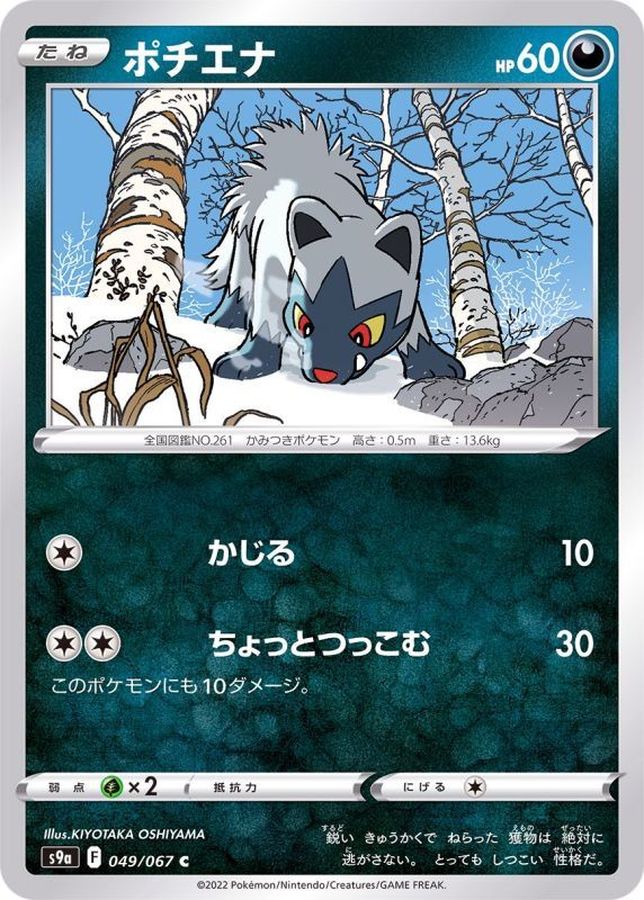 Pokemon Poochyena C 049/067 s9a Battle Region