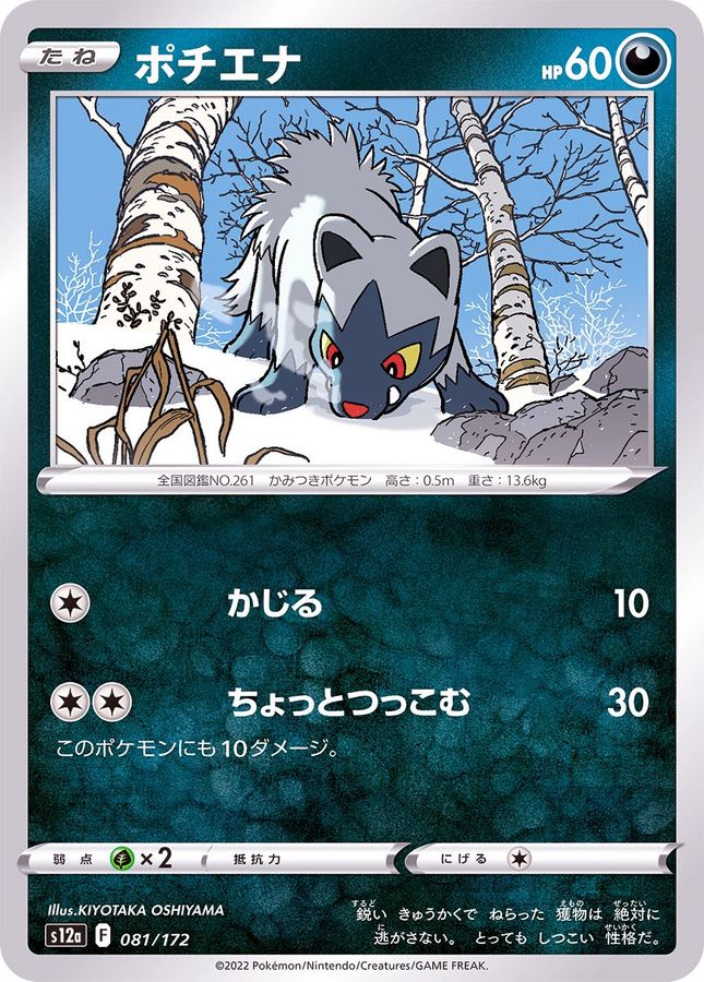 Pokemon Poochyena - 081/172 s12a Vstar Universe