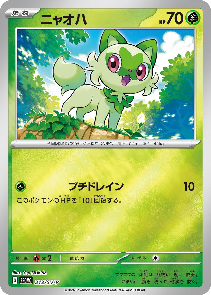 Pokemon Sprigatito P 213/SV-P promo Promo