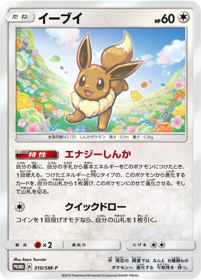 Pokemon Eevee P 310/SM-P promo Promo