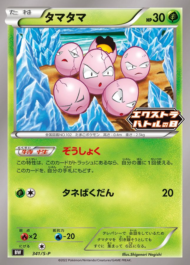 Pokemon Exeggcute P 341/S-P promo Promo