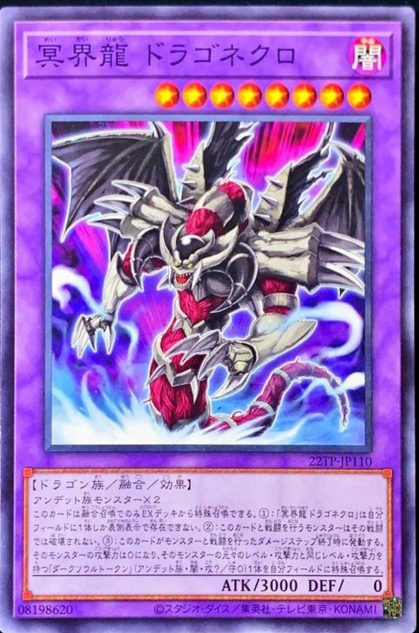 Yugioh 22TP-JP110 Dragonecro Nethersoul Dragon | Normal