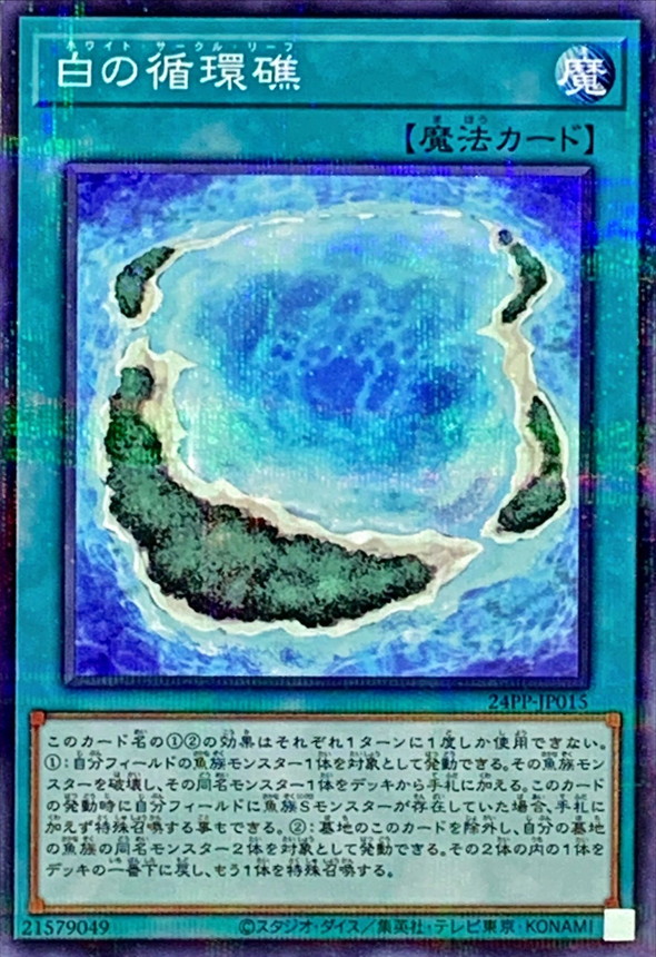 Yugioh 24PP-JP015 White Circle Reef | Normal parallel