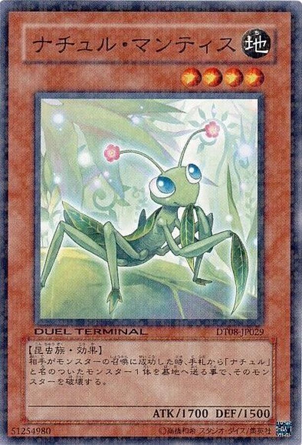 Yugioh DT08-JP029 Naturia Mantis | Normal