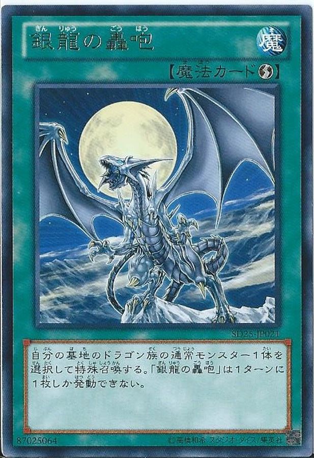 Yugioh SD25-JP021 Silver's Cry | Rare