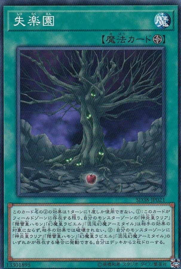 Yugioh SD38-JP021 Fallen Paradise | Normal