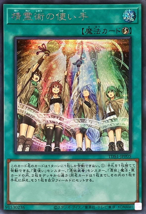 Yugioh TDS1-JPP05 Spirit Charmers | Secret [LOGO]