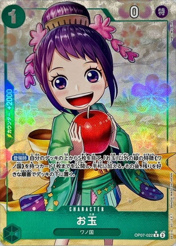 Onepiece Otama R OP07-022 op07 500 Years In The Future [ALT ART PARALLEL]