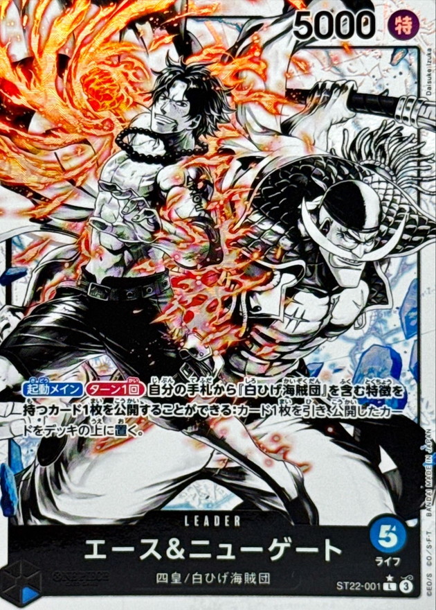 Onepiece Ace and Newgate L/P ST22-001 st22 Ace Newgate [PARALLEL]