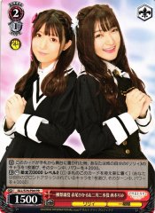 Weiss Schwarz ALL/S76-P04 Hikaru Akao as Riri Hitotsuyanagi and Rimi Nishimoto as Fumi Futagawa PR Assault Lily