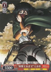 Weiss Schwarz AOT/S50-075 Until Death Mikasa C Attack on Titan