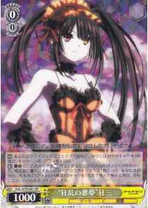 Weiss Schwarz DAL/W79-001 Frenzied Nightmare Kurumi RR Date A Live