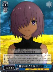 Weiss Schwarz FGO/S75-086 Mash Moment of Rest U Fate/Grand Order