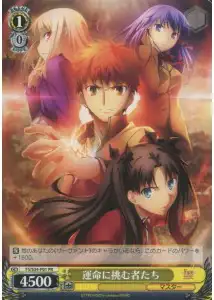 Weiss Schwarz FS/S34-P01 Those Who Fight the Destiny PR Fate/stay night