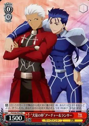 Weiss Schwarz FS/S36-P02 On Bad Terms Archer Lancer PR Fate/stay night