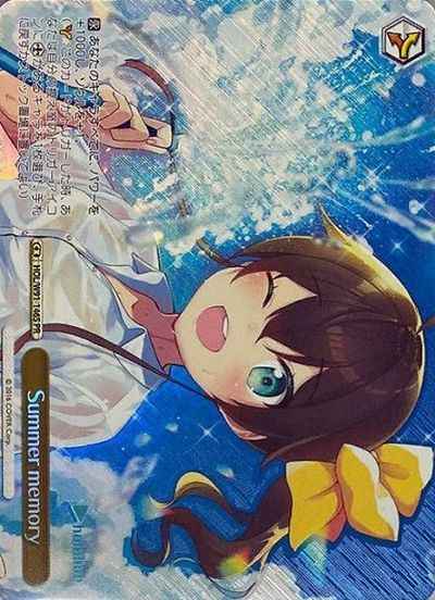 Weiss Schwarz HOL/W91-146S Summer memory PR hololive production