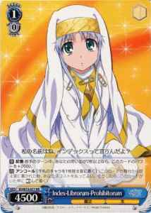 Weiss Schwarz ID/W10-077 Index Librorum Prohibitorum RR A Certain Magical Index
