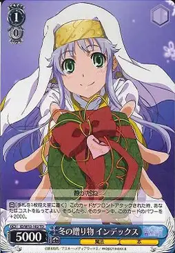 Weiss Schwarz ID/W13-102 Index Winter Present TD A Certain Magical Index
