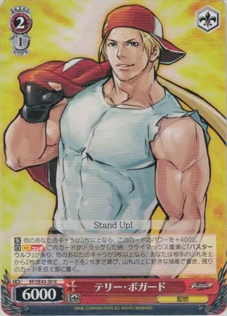 Weiss Schwarz KF/SE43-30 Terry Bogard N THE KING OF FIGHTERS