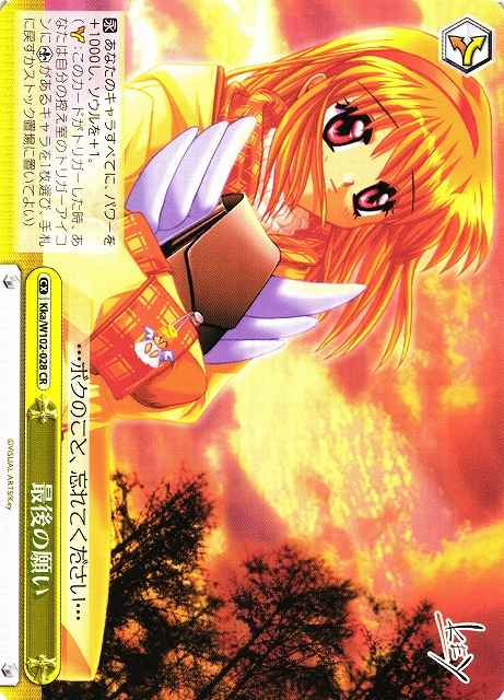 Weiss Schwarz KKA/W102-028 Last Wish CR Kanon
