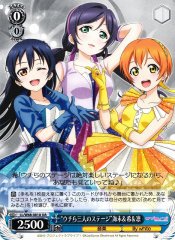 Weiss Schwarz LL/W68-081A Our Three Stages Umi Nozomi Rin UA Love Live!