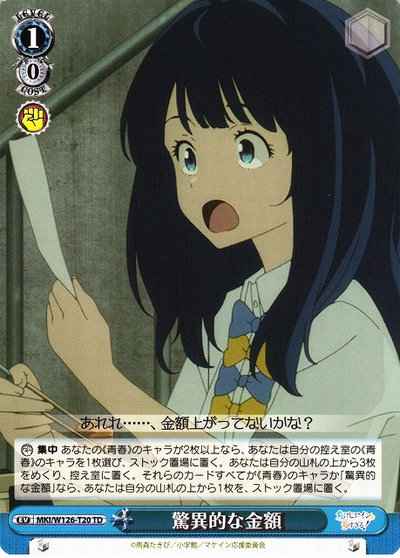 Weiss Schwarz MKI/W126-T20 A staggering amount TD Makeine: Too Many Losing Heroines!