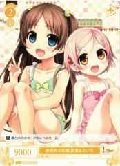 Weiss Schwarz OS07/R07-022 Natsuha and Reina Innocent Smiles C Weiss Schwarz Rose