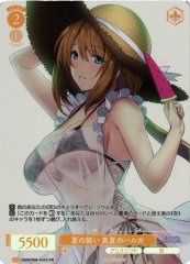 Weiss Schwarz OS09/R09-P07S Midsummer Haruka Summer Outfit PR Weiss Schwarz Rose [FOIL]