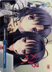Weiss Schwarz OS10/R10-P05S Rendez Vous a Paris PR Weiss Schwarz Rose [SIGNED]