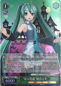 Weiss Schwarz PD/SE32-16 Name of the Sin Hatsune Miku R Hatsune Miku -Project DIVA- [FOIL]