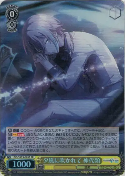 Weiss Schwarz PJS/S125-003S Rui Kamishiro Blown by the Evening Breeze SR HATSUNE MIKU: COLORFUL STAGE!