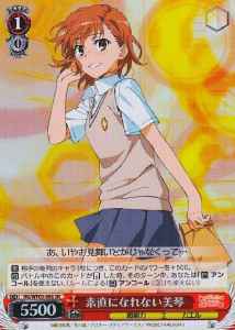 Weiss Schwarz RG/WP03-06S Mikoto Not Being True to Herself SR A Certain Scientific Railgun