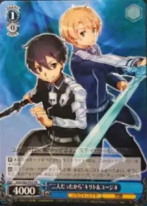 Weiss Schwarz SAO/S65-P03 Because we were Two Kirito Eugeo PR Sword Art Online