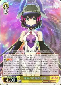 Weiss Schwarz SG/W72-007S Miku Somewhere to Protect SR Symphogear