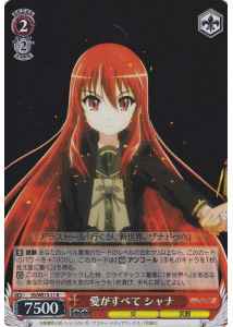 Weiss Schwarz SS/WE15-11 Shana Love Is All R Shakugan no Shana [FOIL]