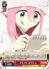 Weiss Schwarz YRC/W116-041 Nadeshiko Taking Notes U Laid-Back Camp
