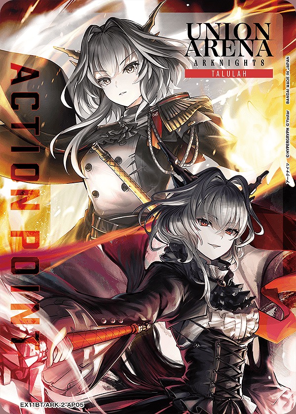 Union Arena EX11BT/ARK-2-AP05 Action Point Warrior Talra Immortal Black Snake Talra AP