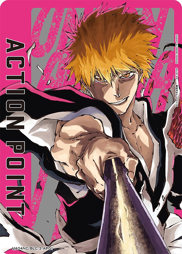 Union Arena UA04NC/BLC-3-AP01 Action point card Ichigo Kurosaki AP