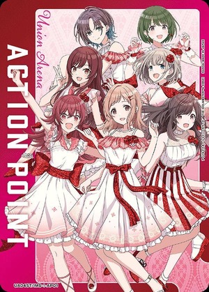 Union Arena UA04ST/IMS-1-AP01 Action point card Mano Koikane Kaho Amana Asahi Tooru Nichika AP
