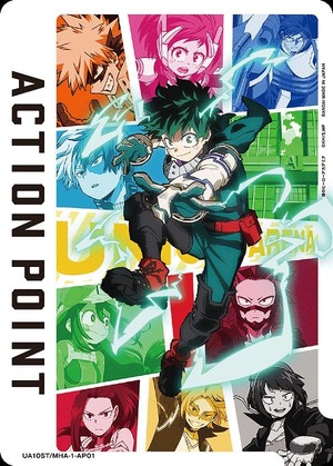 Union Arena UA10ST/MHA-1-AP01 Action point card Class A Izuku Central AP