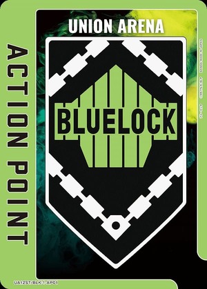 Union Arena UA12ST/BLK-1-AP01 Action point card blue lock green logo AP