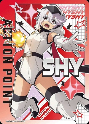 Union Arena UA24BT/SHY-1-AP07 Action point card Shy anime AP