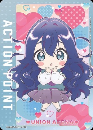 Union Arena UA26BT/RLY-1-AP09 Action Point Shizuka Yoshimoto Mini Character Ver AP