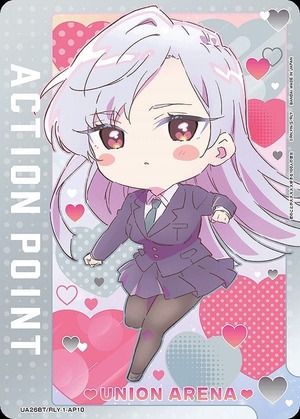 Union Arena UA26BT/RLY-1-AP10 Action point card Eai Nagino mini character Ver AP