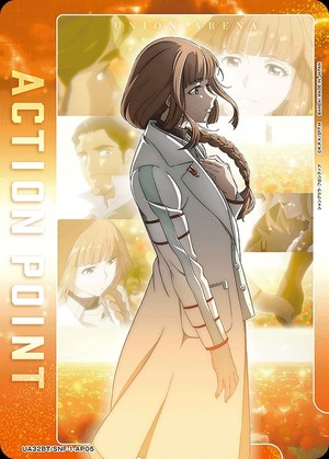 Union Arena UA32BT/SNF-1-AP05 Action point card Setsuna of a distant day AP