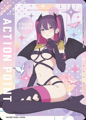 Union Arena UA33BT/NGR-1-AP02 Action Point Miriella Medic Platoon Mika ri AP